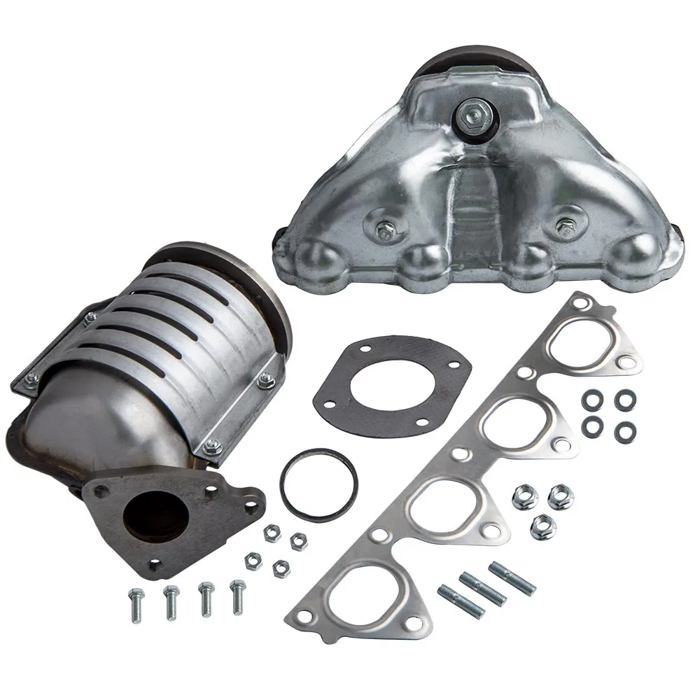 Automotive Exhaust Manifold w/ Catalytic Converter for Honda Civic I4