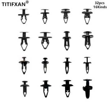 

8mm Hole Car Plastic Rivet Bumper Fender Retainer Fastener Mud Flaps Push Clips Pin Fit For Dodge magnum acura tsx chrysler 300