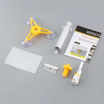 

Newest 1 Set Car Windshield Repair Tools With Vacuum Function For Auto Glass Windscreen Restore Polishing Instrument Repair Kits