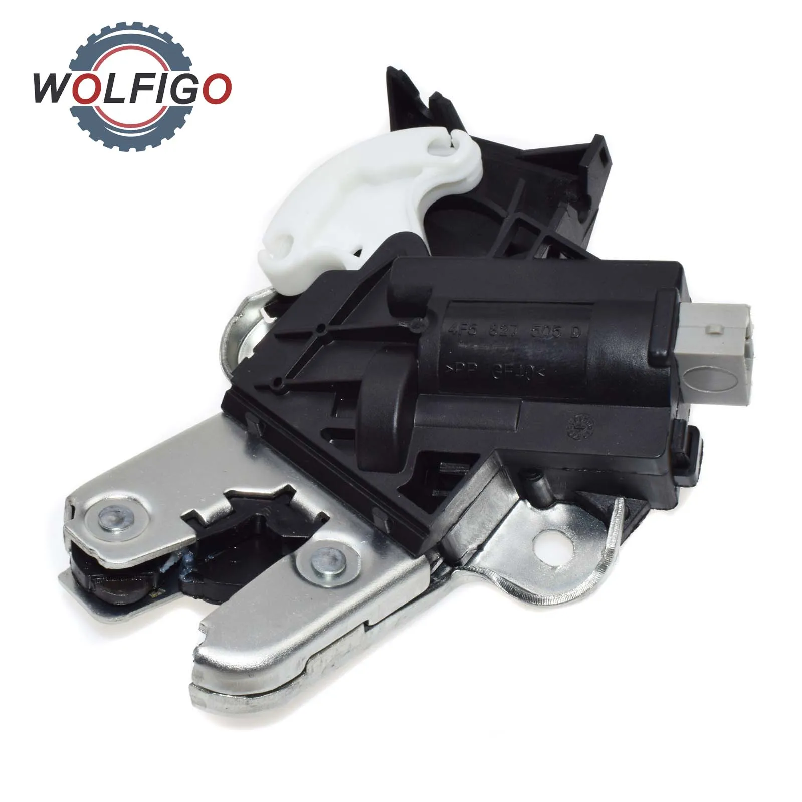 WOLFIGO защелка замка крышки багажника 4F5827505D 4E0 827 505 C для VW Jetta MK5 Passat B6 3C2 B7 CC Audi A4 A5 A6 A8