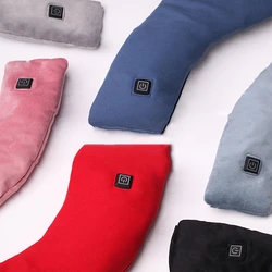 USB Heating Scarf, Electric Heating Scarf, Heated Scarf USB, Recharge Heated Scarf with 3 Heating Levels for Outdoors