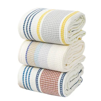 

Striped Cotton Turkish Sports Beach Bath Towel Travel Gym Camping Bath Sauna Gym Pool Blanket 70x140cm Absorbent Easy Care