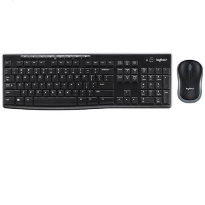 

Logitech MK270 Mouse Keyboard Combo Set 2.4G Wireless Optical Mouse with Eight Shortcuts Long-lasting for Desktop Laptop PC