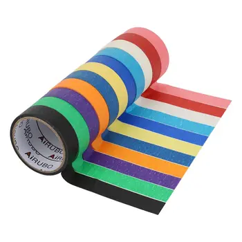 

Fluorescent Cotton Tape UV Blacklight Reactive Glow in The Dark Tape Neon Gaffer Glow Tape Safety Warning for Home Decorations