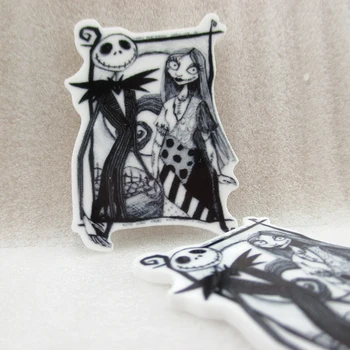 

David accessories 5pcs/lot Halloween Resin Flat Back for Hair Bows Planar Crafts for DIY Phone Decoration,5Yc9175