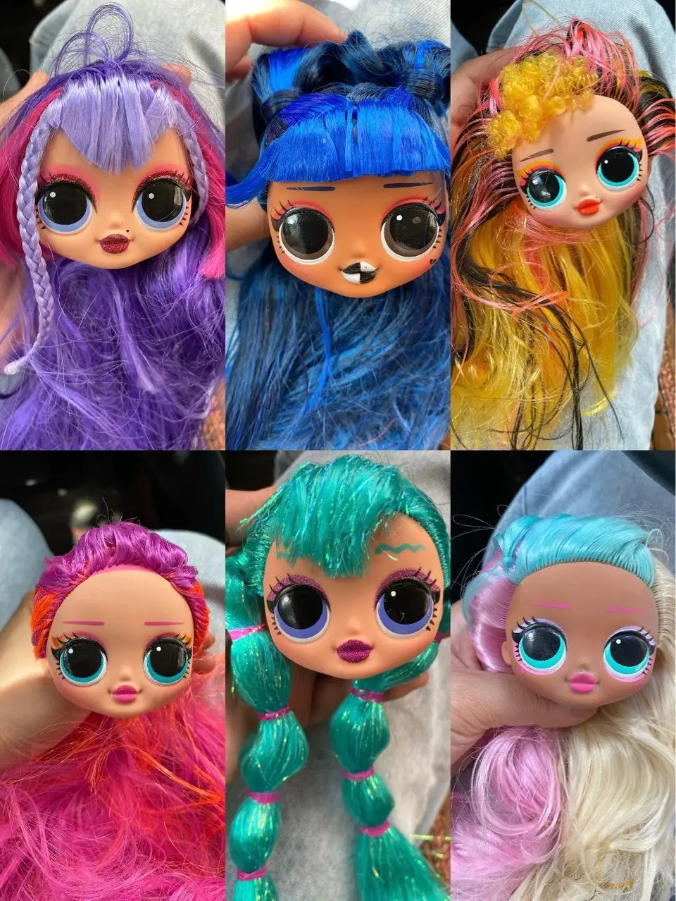 1Pc LOL Surprise Dolls Head OMG Lights GROOVY BABE Fashion Doll Body Parts Girl DIY Action Figure Toys Kid Birthday Gift Hobbies | Игрушки и
