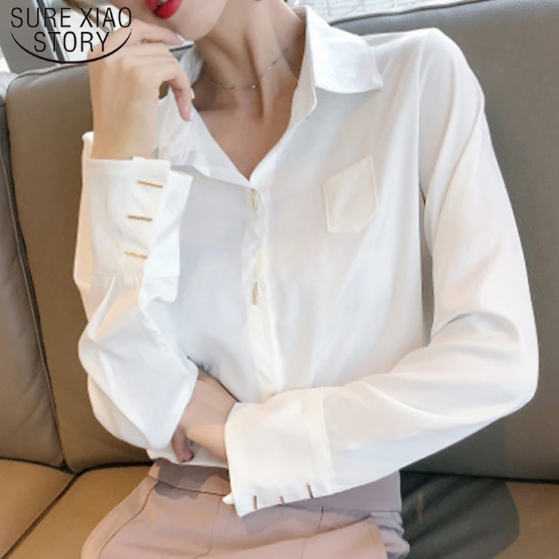 plus size white work shirt