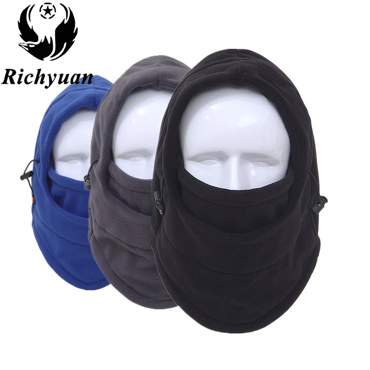 

Windproof Skullies Beanies for Men Women Full Face Mask Autumn Winter Hat Breathable Fleece Balaclava