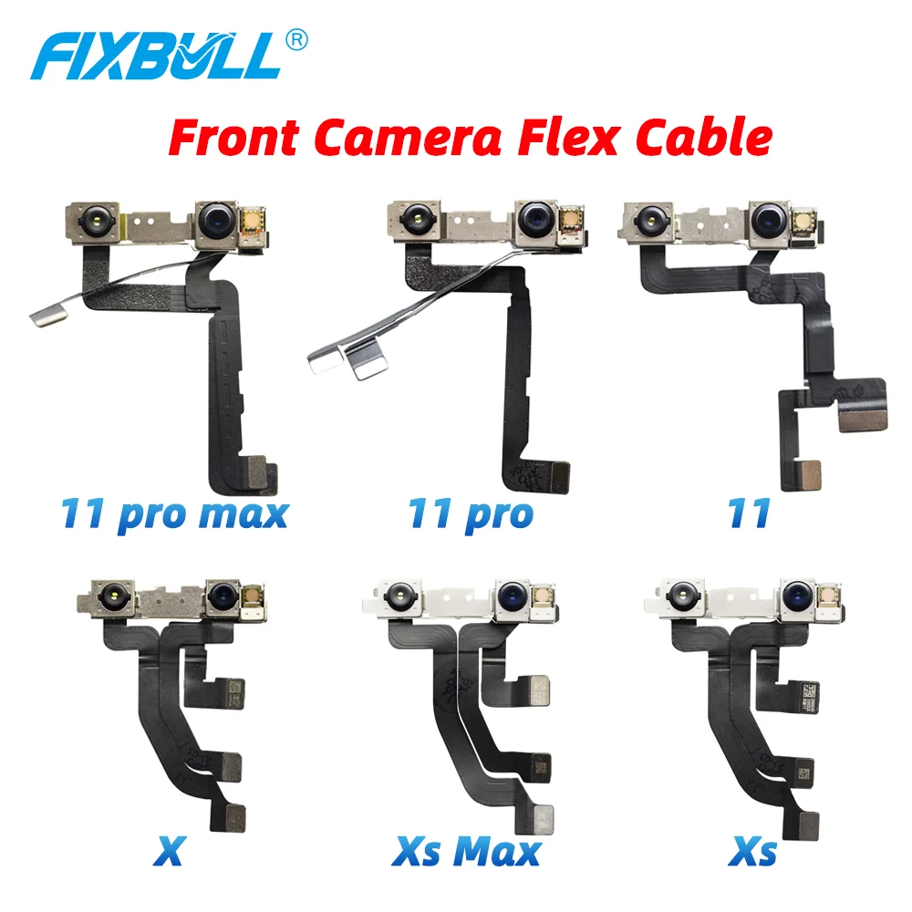 

FIXBULL Original Front Facing Camera Proximity Light Sensor Flex Cable with earpiece speaker For iPhone X XR XS 6S 7 8 Plus 11