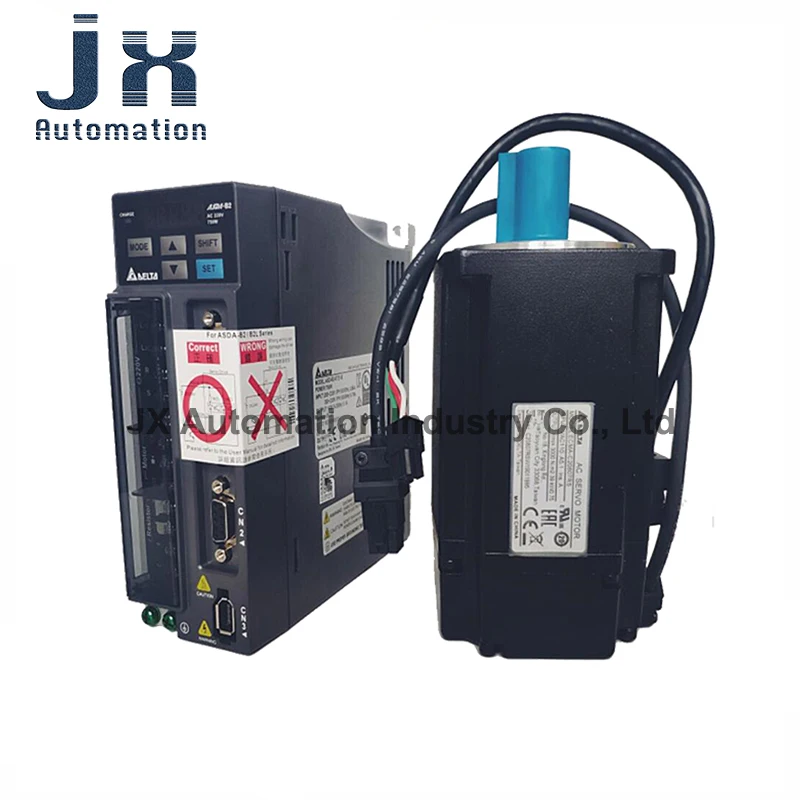 

Original B2 Series 1KW 3.18N.m 3000rpm AC Servo Motor Drive Kit ECMA-C21010RS ECMA-C21010SS ASD-B2-1021-B with 3M Cable