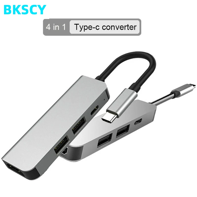 USB концентратор Bkscy с портом Type C на HDMI 4K|USB-хабы| |