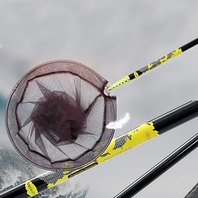 Fishing Net Fish Landing Net Foldable Collapsible Telescopic Pole