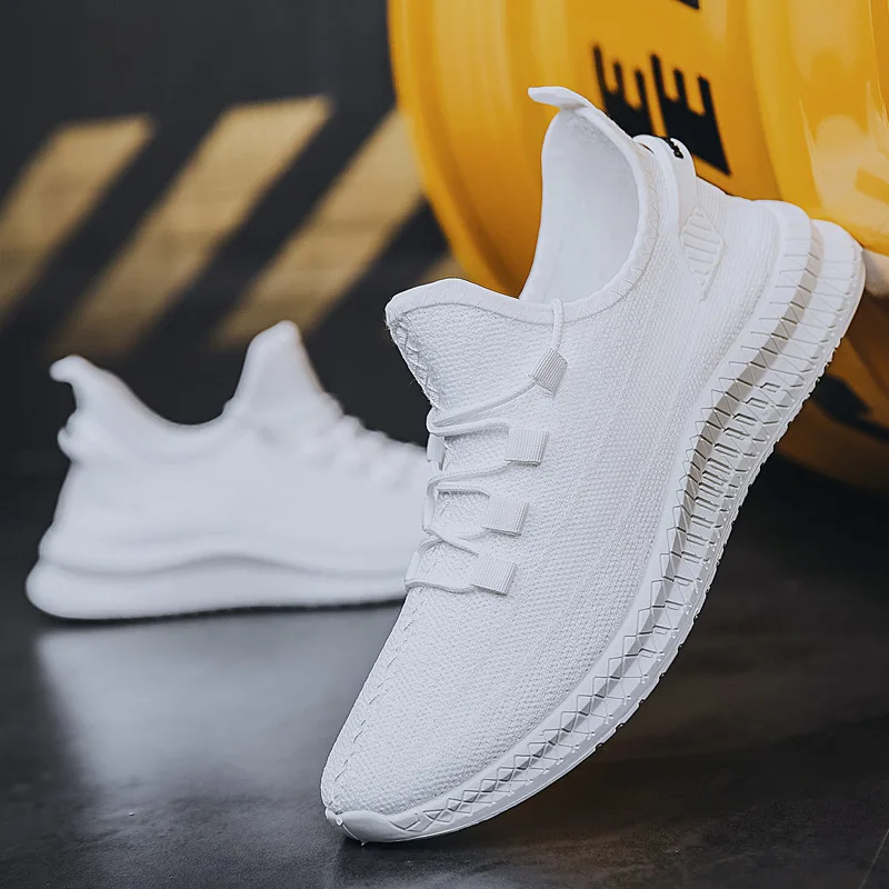 

Trend MEN'S SHOES 2019 New Style Men Breathable Athletic Shoes Running Casual Versatile Fly Woven Coconut Shoes