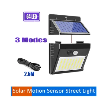 

64/30 LEDs Solar lamp Wireless PIR Motion Sensor Street light Solar Charge Outdoor Security Garden Night Decoration Luminaria op