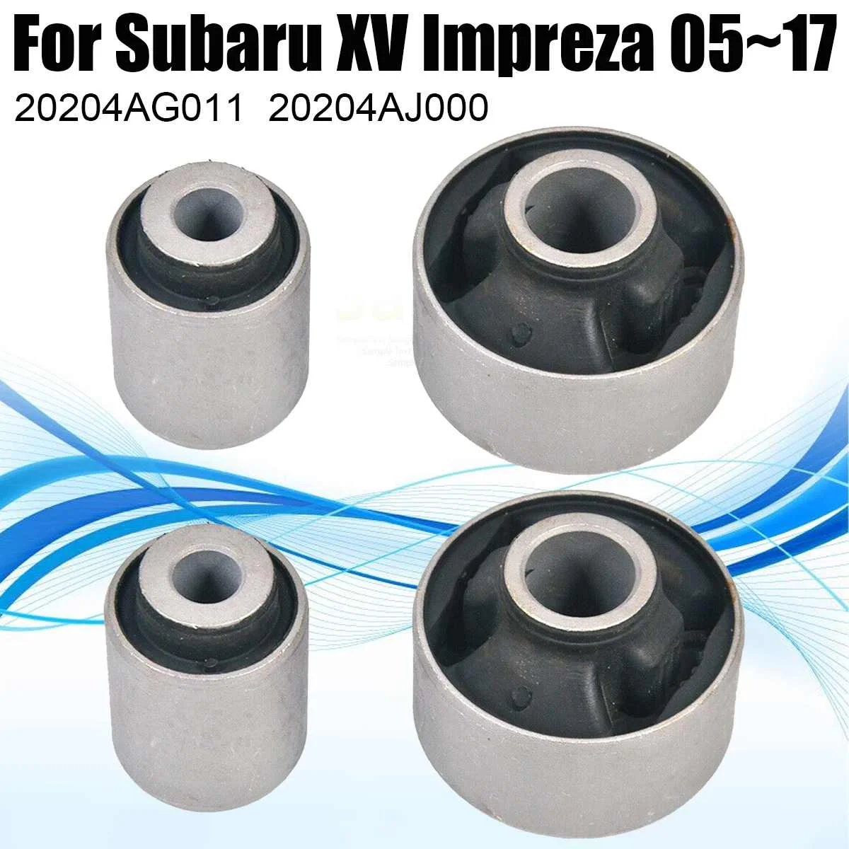 

4pcs/set Front Lower Control Arm Bushings for Subaru Forester 08-17 Impreza 05-17 Legacy 03-18 Outback 03-18 XV 12-17 WRX 14-18
