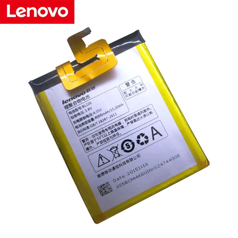Lenovo 100% оригинал 4000mAh BL226 батарея для lenovo S860 Мобильный телефон новейшее производство Высококачественная батарея + номер отслеживания
