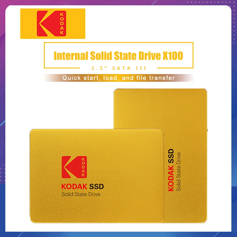 Оригинальный Внутренний твердотельный накопитель Kodak X100 960 ГБ 480 240 120 2 5 дюйма SATA III