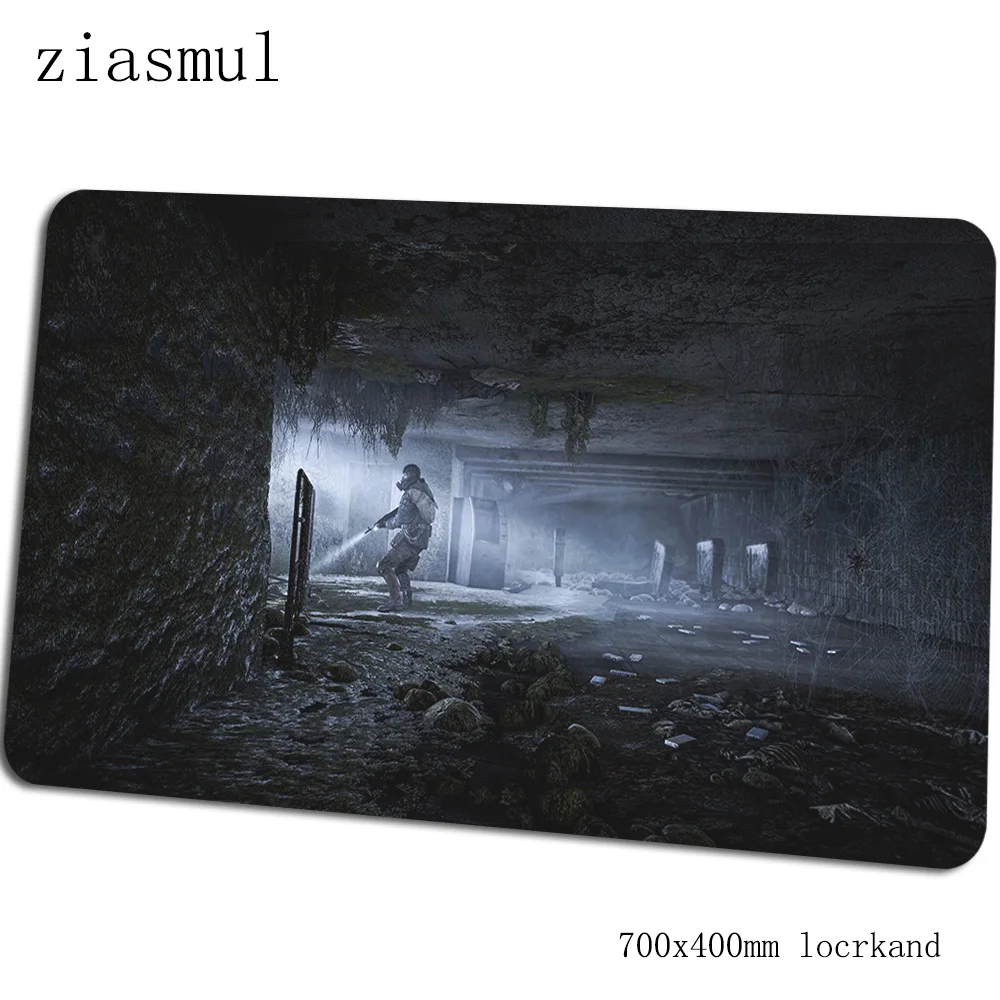 Metro 2033 коврик для мыши высококлассный компьютерный коврик 70x40 см игровой коврик для мыши большой с обработанным краем клавиатура со встроенной мышью игры ПК геймер стол - Цвет: Size 700x400x2mm