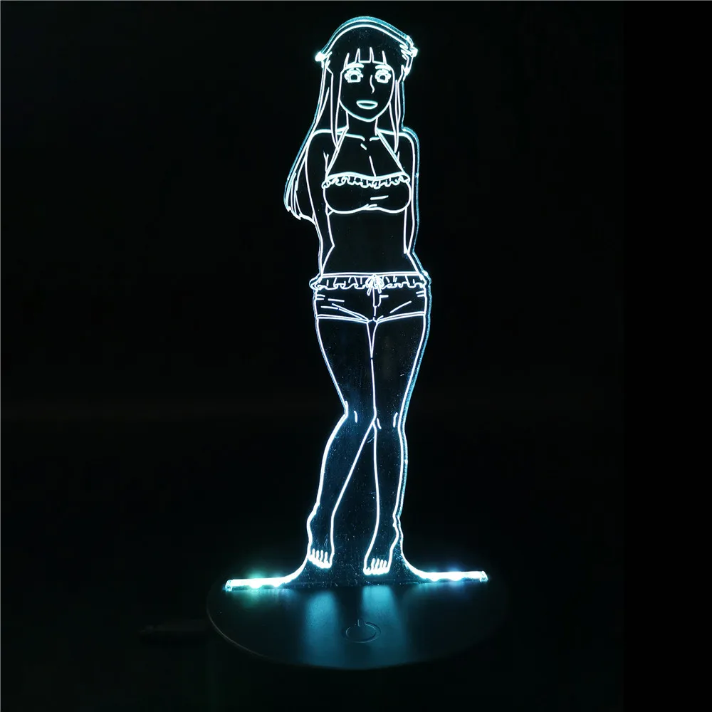 

2020 Customize Anime Naruto 3d Night Light Kids Led Night Light for Children Battery Power Usb Lamp Dropshipping