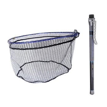 

High Quality Safe Fishing Landing Net Catch Net with Telescopic Fishing Landing Net Handle Foldable Carbon 4.5m Fishing Tackles