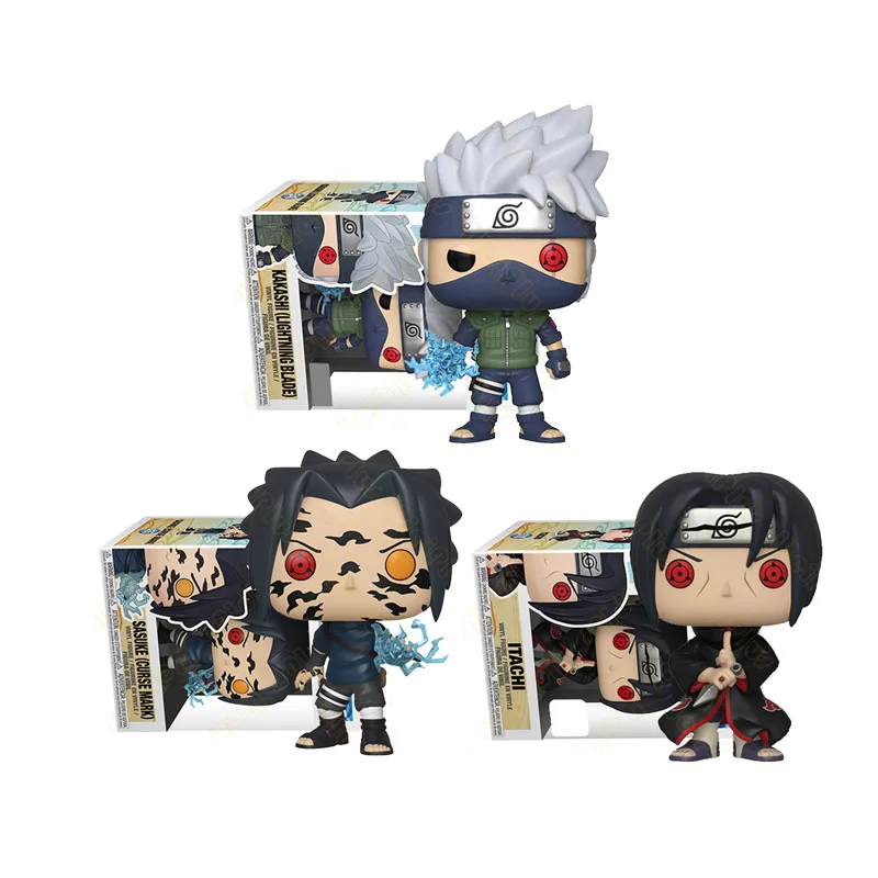 Наруто FUNKO POP фигурка Саске Учиха Хатаке Какаси Итачи Коллекционная модель
