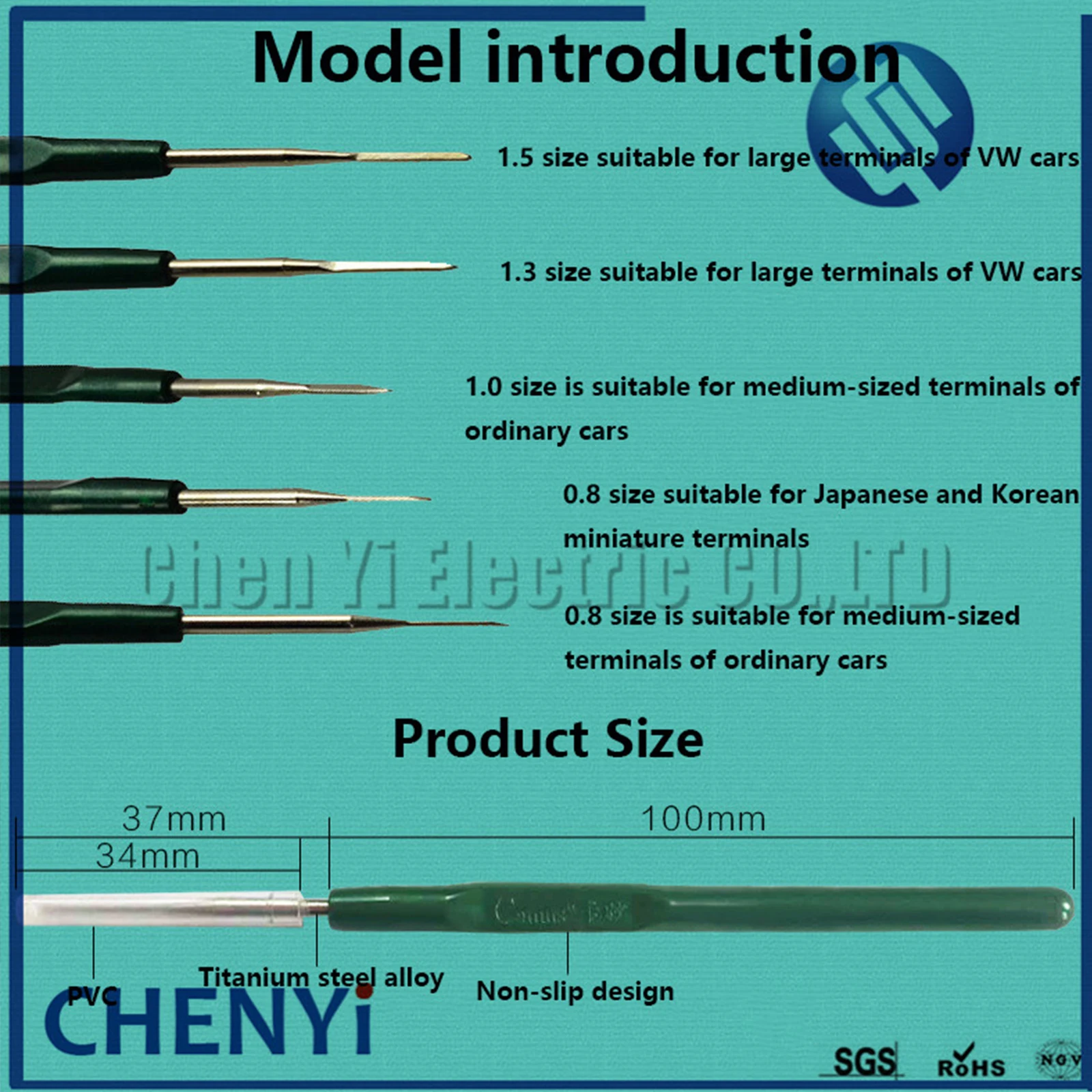 kit de ferramentas para montagem de ejetor de titânio de liga de peças crimpagem conector terminal adequado para modificação da maioria dos modelos