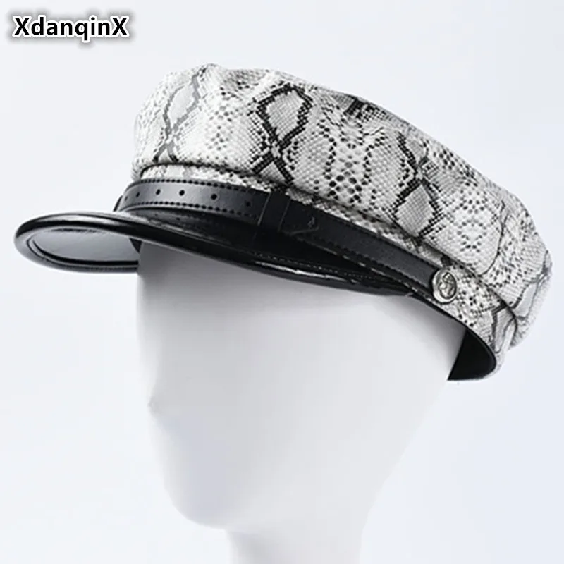 XdanqinX новые элегантные женские модные кепки женские армейские военные шапки Новинка Осень-зима женские студенческие язычки кепки