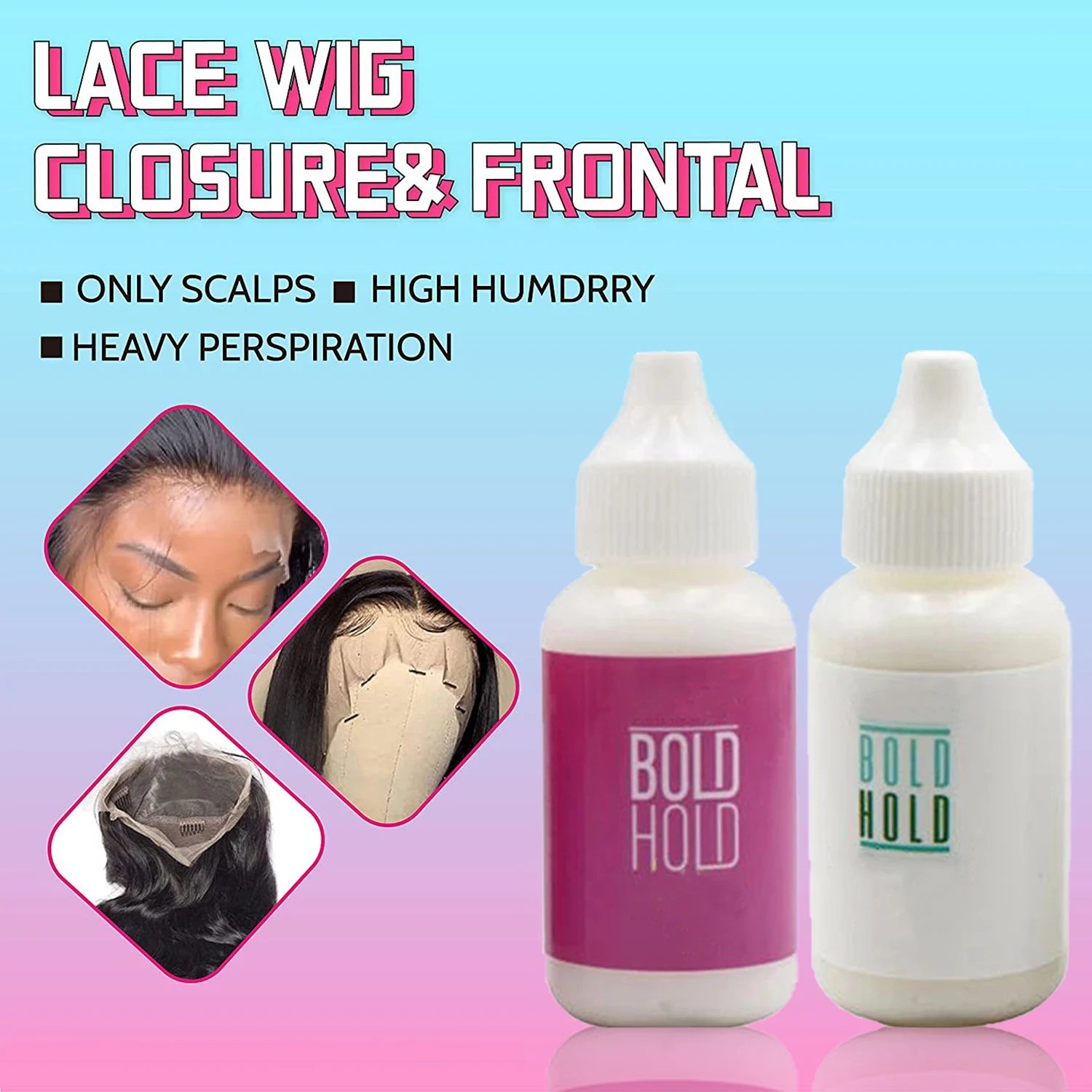 WigGlueLaceGlueWaterproofHairGlueforLaceWigStrongHoldWig