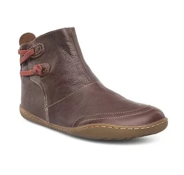 

Ankle boots for women casual Round toe lace up flats shoes pu leather big size 2019 autumn new womens shoes botas mujer B05