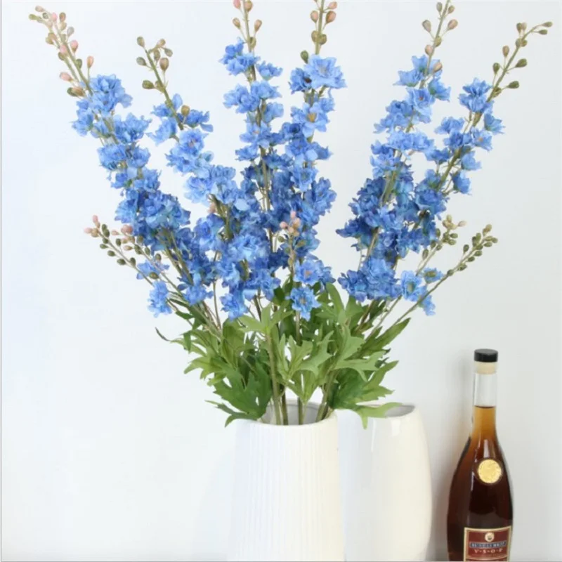 1 шт. искусственный цветок маленький Delphinium для свадебной вечеринки домашнего