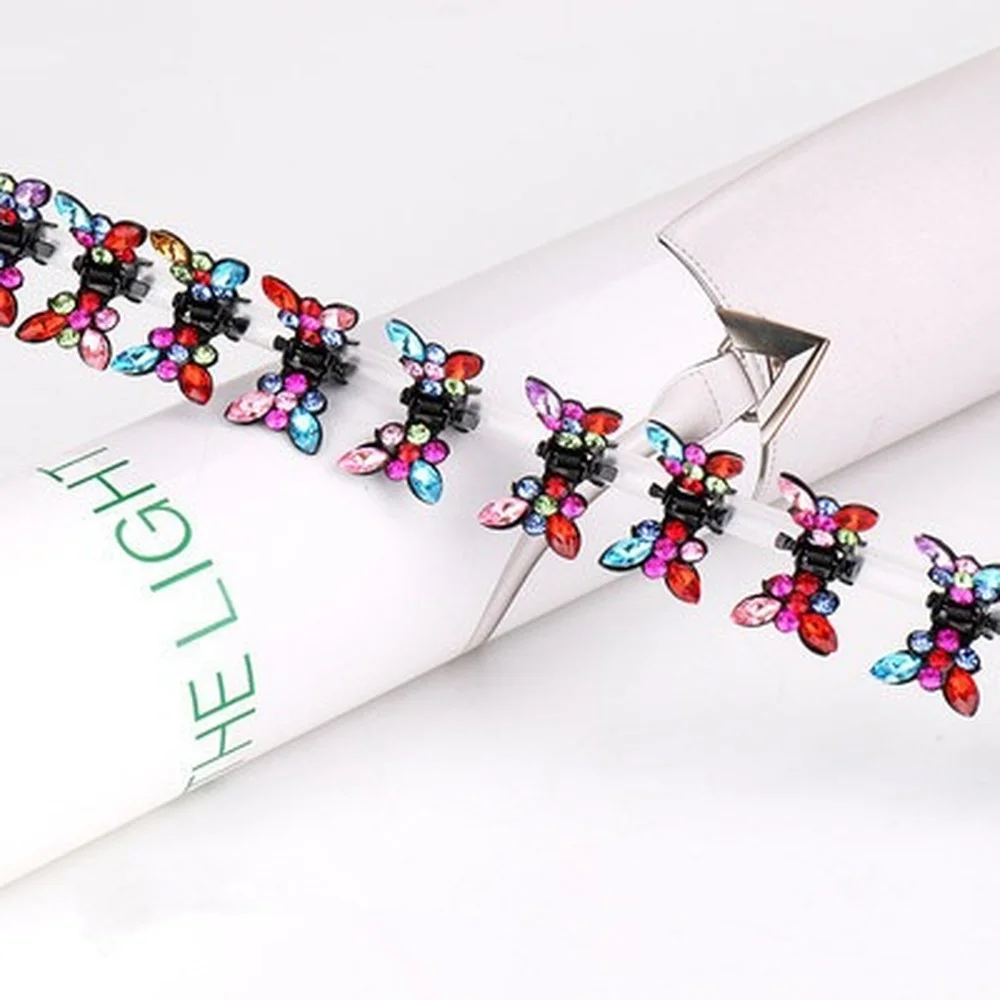 12PCS/Small and Cute Butterfly Hair Clips Suitable for Little Girls Metal Hair Clips Hair Clips Hair Bands Fashion Hair 2021 New