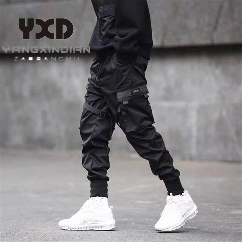 Punk Style męskie spodnie bojówki casualowe w stylu Streetwear spodnie  haremki 2020 modne hip hopowe męskie Jogger stylowe młodzieżowe męskie  spodnie 3XL rozmiar|Spodnie haremki| - AliExpress