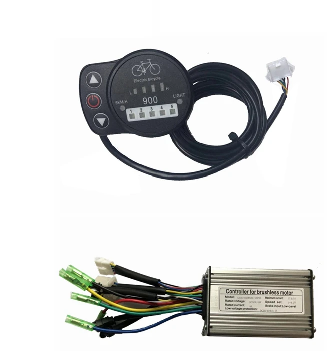 36V/48V 350W 17A с бесщеточным двигателем постоянного тока контроллер
