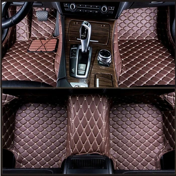 

Custom car floor mats for rx570 rx470 Q7 land cruiser car carpets custom mats Carpets in the car 3d leather car-styling rus