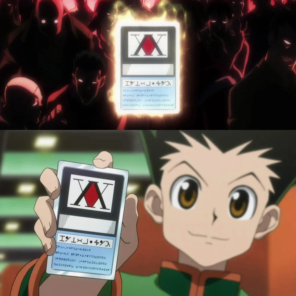 Hunter x License Card GING FREECSS косплей японское аниме Hisoka Kurapika Killua Zoldyck PVC Cards коллекция