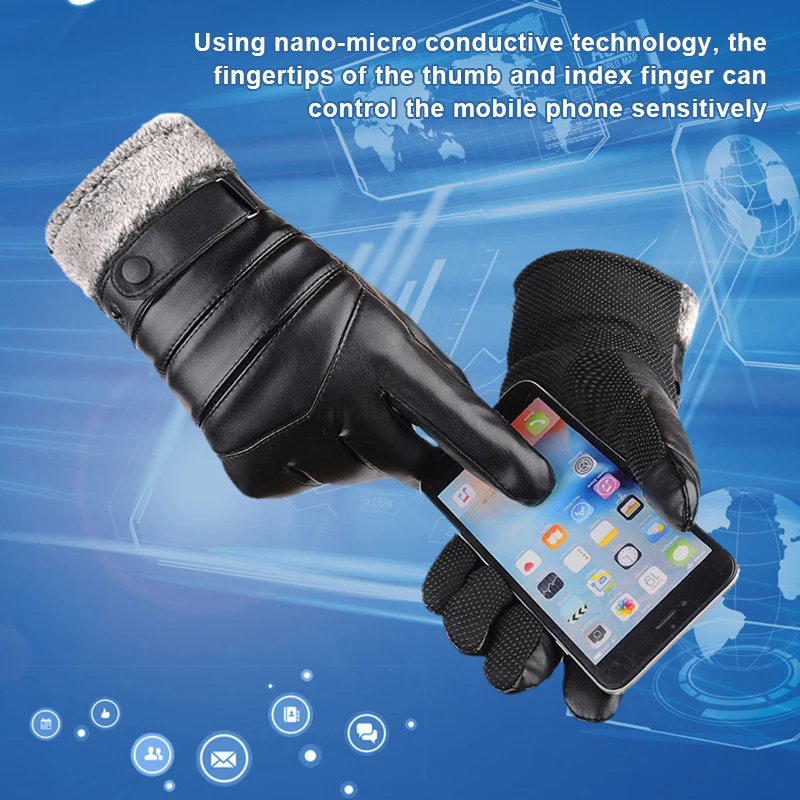 Luvas p tablets com tela de toque