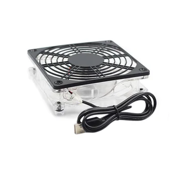 

Cooling Fan with Blue LED for Router/TV Box/Broadband/Playstation/Xbox Cooler Fan
