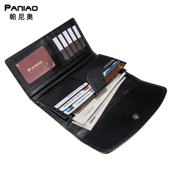 

New Style Simple Wallet WOMEN'S Leather Wallet Business Mobile Phone Bag Card Bit More Wallet