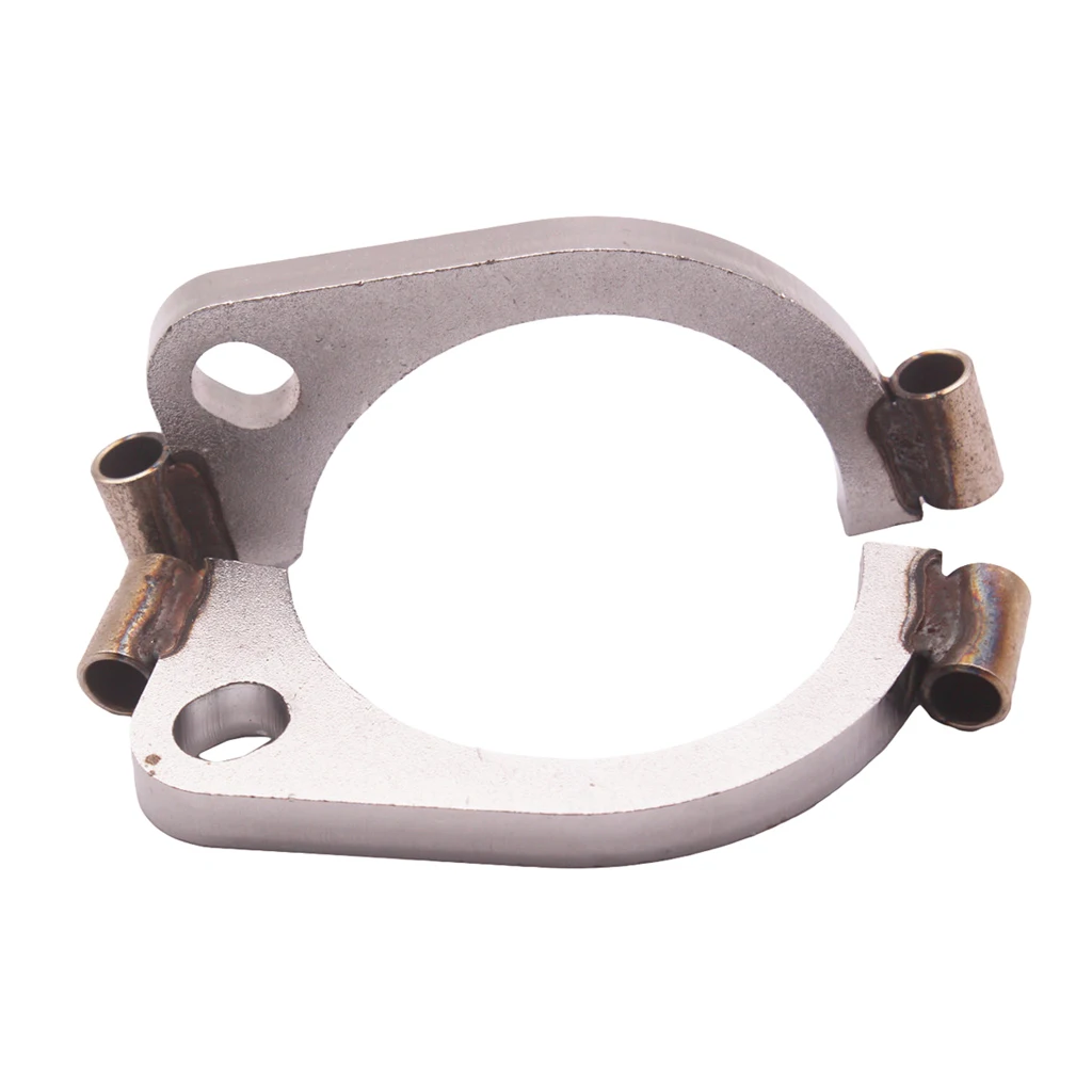 3'' Universal Mild Steel Flange Exhaust Pipe 2 bolt oval Cat Back Header