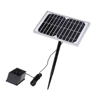 

5 W Solar Water Pump Standing Floating Submersible Water Fountain for Pond Pool Aquarium Fountains Spout Garden Patio