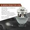 TAOCHIS 3.0 inch HID D2S D3S D4S D1S Car Bi Xenon Headlight Projector Lens H4 head light retrofit HELLA 2 LHD ► Photo 2/6