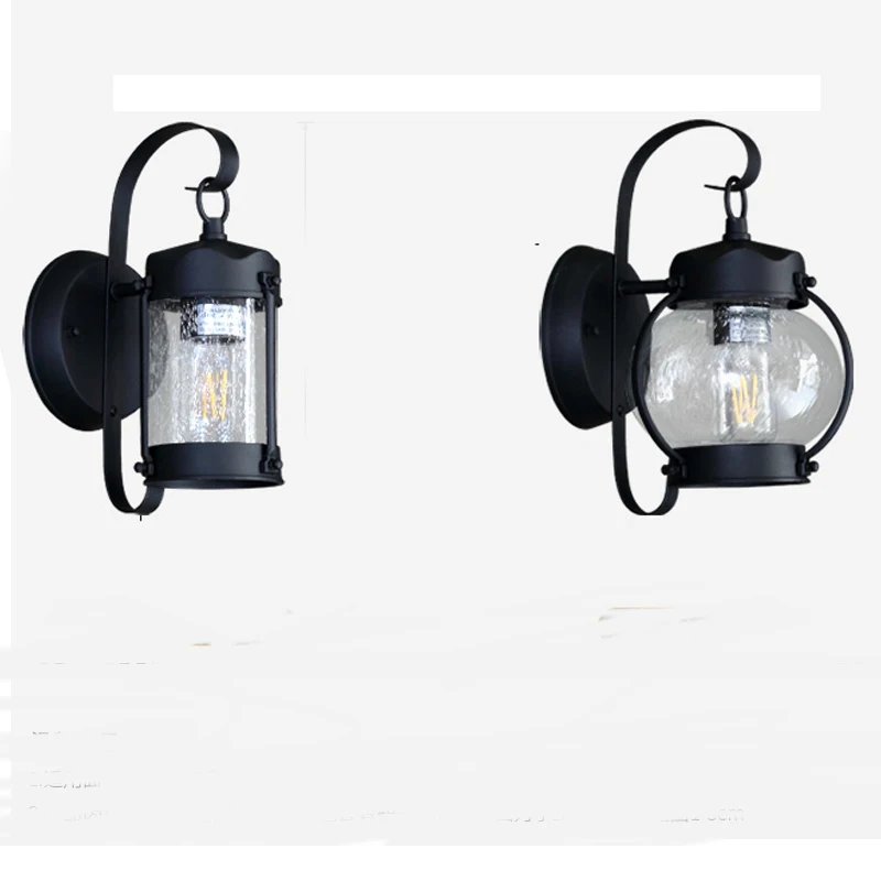 American Retro Wall Lamp Nostalgic Outdoor Waterproof Garden