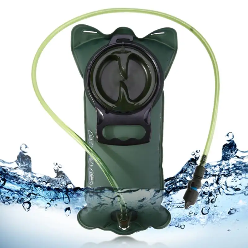 Открытый 2L сумка для воды для пеших прогулок, скалолазания, спортивный гидрационный велосипед, походная сумка для воды Силиконовое сопло, рюкзак для напитков мешочек