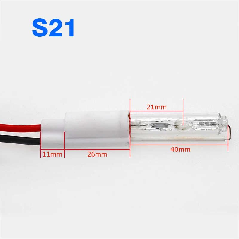 SUKIOTO 2PCS 12V Car Headlight Lamp S10 S15 S18 S21 35W 55W Replacement Bulb For 2.2 2.5 2.8 3.0 Inches BiXenon Projector Lens (3)