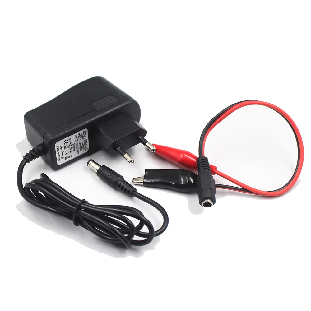 6V1A 전원 어댑터 AC/DC 6V 1A 스위칭 충전기 역 극성 네거티브 EU 플러그 내부 5.5mm x 2.1mm|AC/DC ...