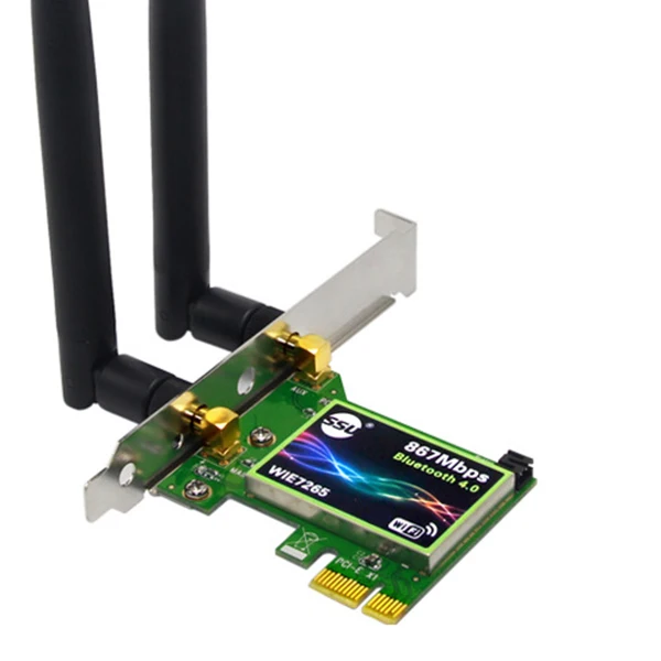 Bluetooth WiFi карта AC 1000 Мбит/с 7265 беспроводной WiFi PCIe сетевой адаптер карта 5 ГГц/2,4 ГГц Двухдиапазонная PCI Express сетевая карта