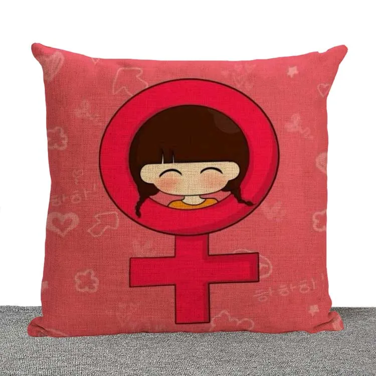Customized Anime lover pillow cover, cartoon couples Valentine's Day gifts throw pillow case Square Throw Pillowcase wholesale