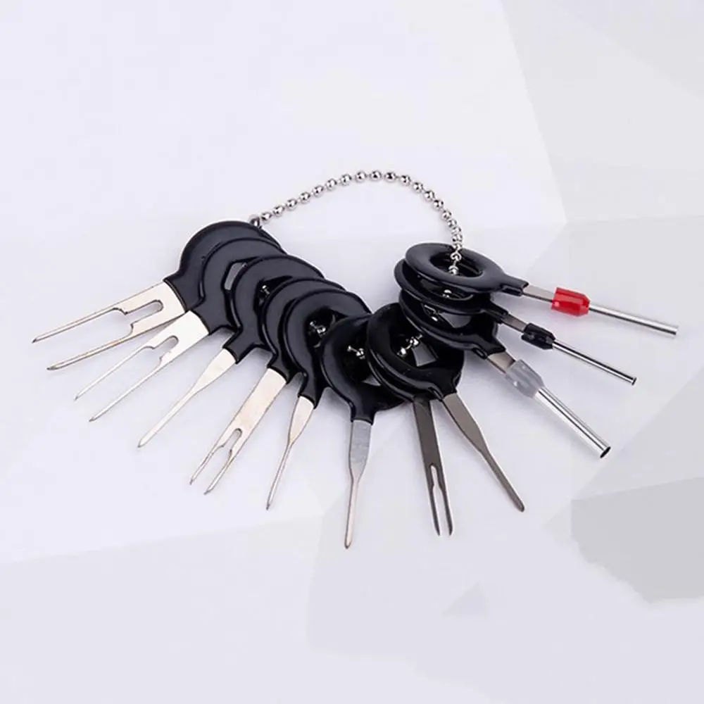 Automotive Wiring Harness Plug Terminal Removal Tool 11-piece Push Pin Tool Car Repair Tool Needle Remover
