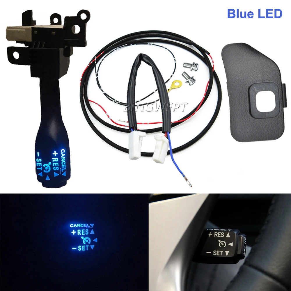 

With Blue LED Light Cruise Control Switch 84632-34011 45186-06250-C0 For Toyota Camry 2.0s 2.5s 2012-2016 OEM 4518606250C0