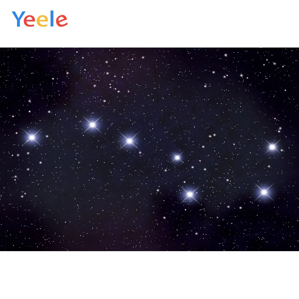 Фоны для фотосъемки Yeele с изображением ночного неба и звездных блесток детского